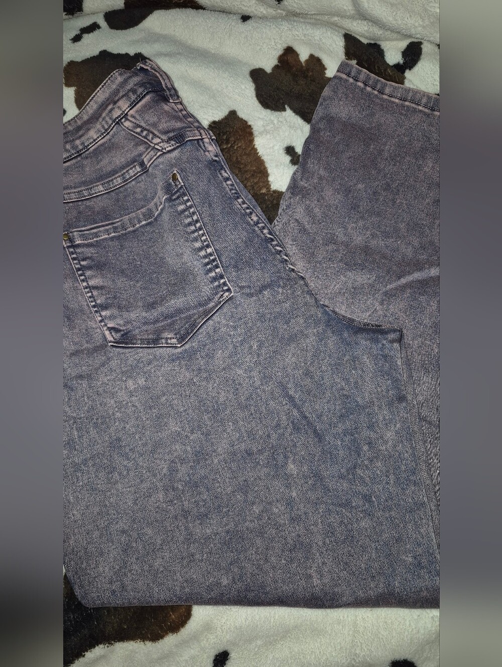 Joan Rivers Purple Jeans Size 14